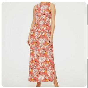 Ann Taylor Loft Orange Maxi Dress ♥